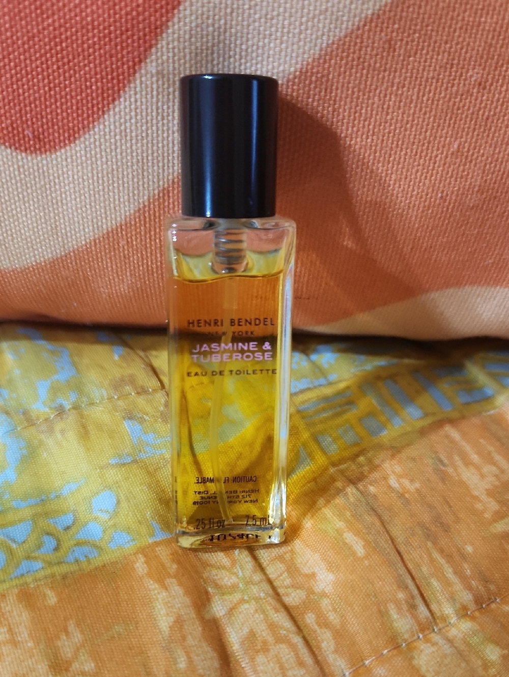 Henri Bendel Jasmine & Tuberose Eau de Toilette — yellow and black